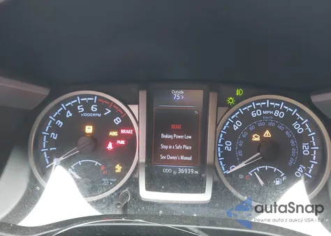 2020 Toyota Tacoma Sr5 V6 z USA, uszkodzony, nr VIN 3TMCZ5AN7LM341553